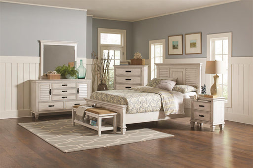 Coaster Franco Storage Platform Bedroom Set Queen Set of 4