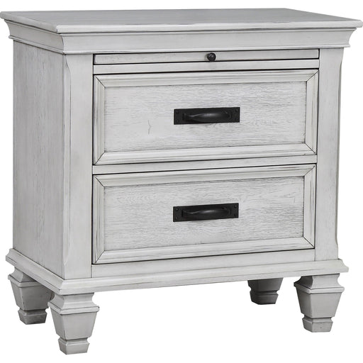 Coaster Franco 2-drawer Nightstand Antique White Default Title