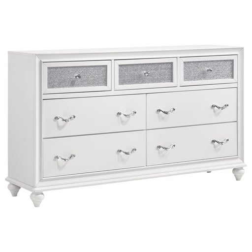 Coaster Barzini 7-drawer Dresser White Default Title