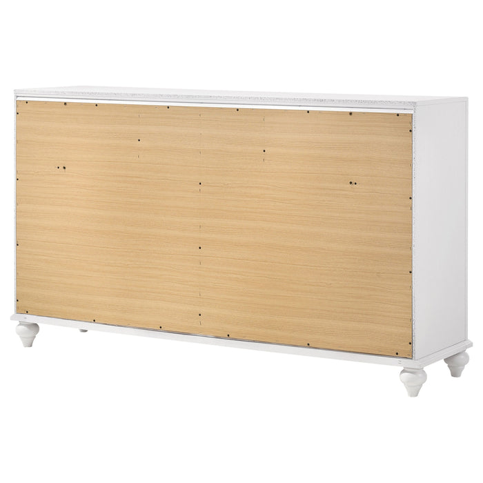 Coaster Barzini 7-drawer Dresser White Default Title