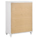 Coaster Barzini 5-drawer Chest White Default Title