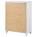 Coaster Barzini 5-drawer Chest White Default Title