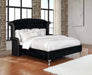 Coaster Deanna Tufted Upholstered Bed Black Cal King