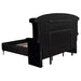 Coaster Deanna Tufted Upholstered Bed Black Cal King