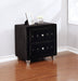 Coaster Deanna 2-drawer Rectangular Nightstand Black Default Title