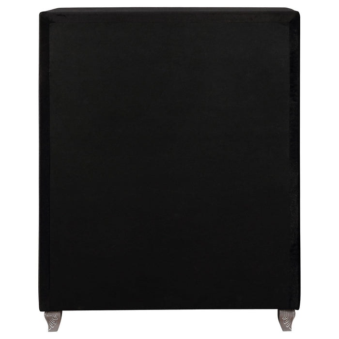 Coaster Deanna Deanna 5-drawer Rectangular Chest Black Default Title