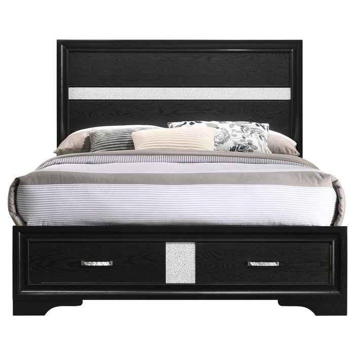 Coaster Miranda 2-drawer Storage Bed Black Twin