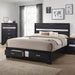 Coaster Miranda 2-drawer Storage Bed Black Twin