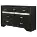 Coaster Miranda 7-drawer Dresser Black and Rhinestone Default Title