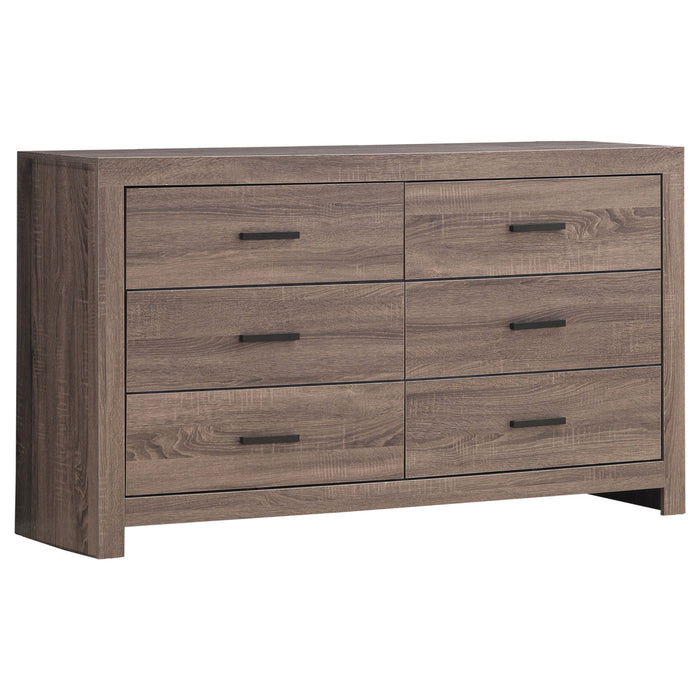 Coaster Brantford 6-drawer Dresser Barrel Oak Default Title