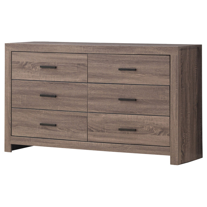 Coaster Brantford 6-drawer Dresser Barrel Oak Default Title