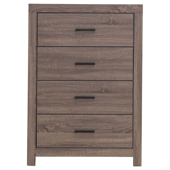 Coaster Brantford 4-drawer Chest Barrel Oak Default Title