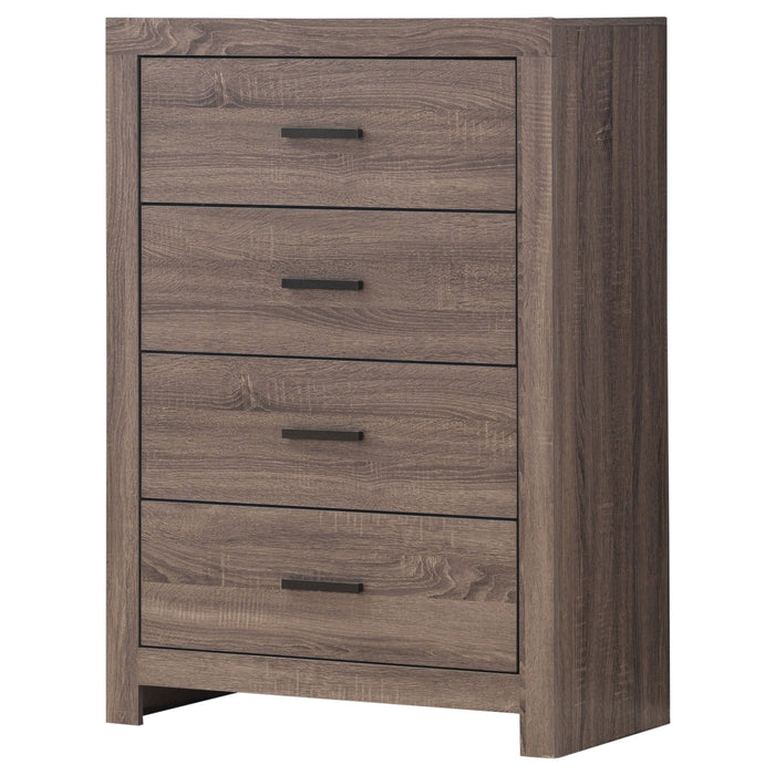 Coaster Brantford 4-drawer Chest Barrel Oak Default Title