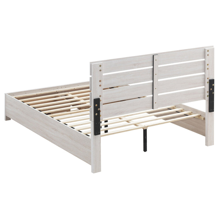 Coaster Brantford Storage Bed Coastal White Eastern King