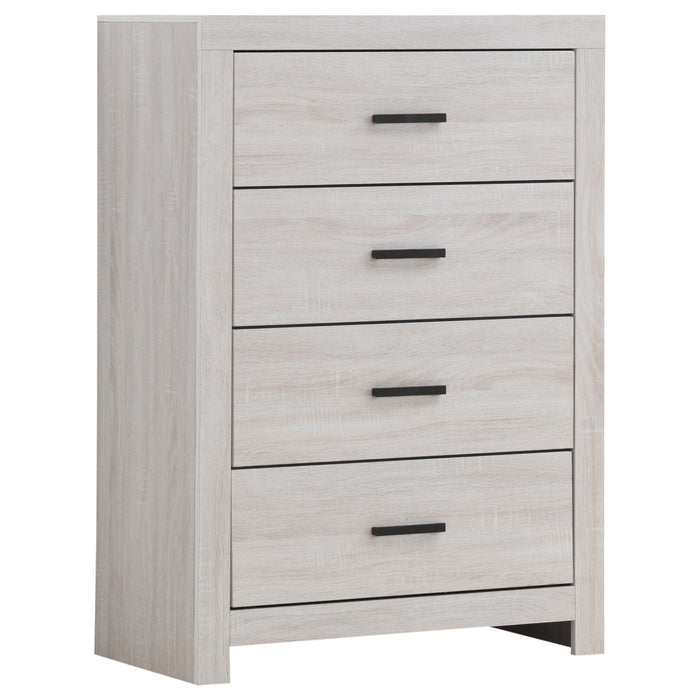 Coaster Brantford 4-drawer Chest Coastal White Default Title