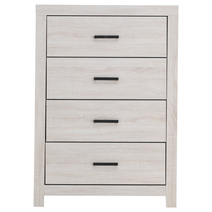 Coaster Brantford 4-drawer Chest Coastal White Default Title