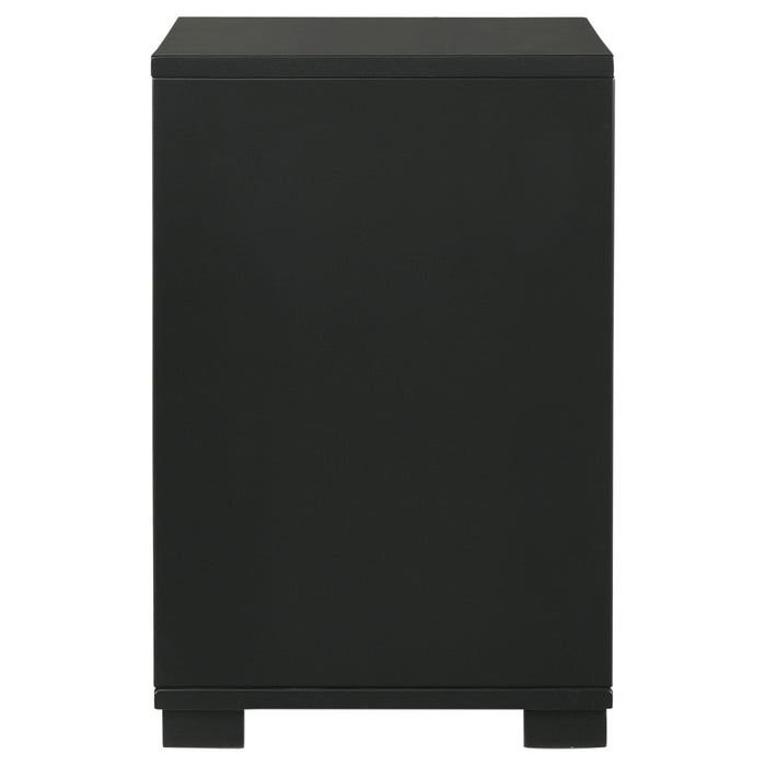 Coaster Blacktoft 2-drawer Nightstand Black Default Title