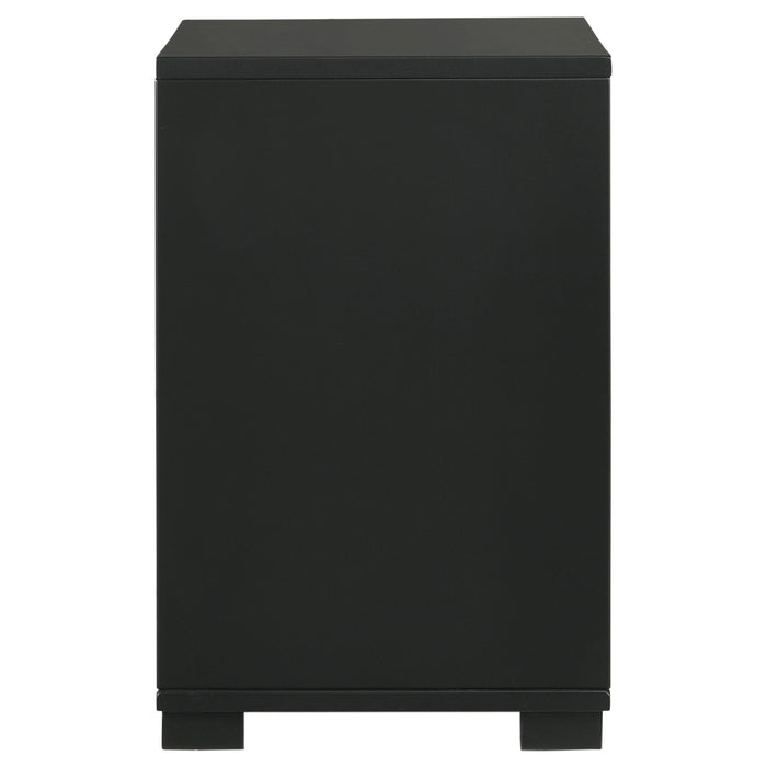 Coaster Blacktoft 2-drawer Nightstand Black Default Title