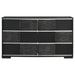 Coaster Blacktoft 6-drawer Dresser Black Default Title