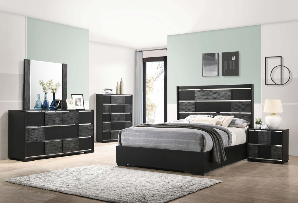 Coaster Blacktoft 6-drawer Dresser Black Default Title