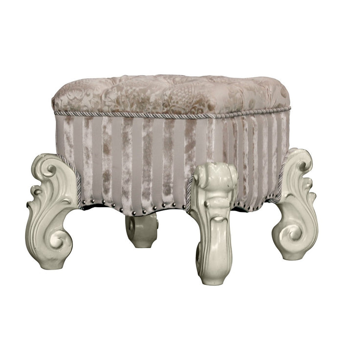 Versailles 19"H Upholstered Vanity Stool