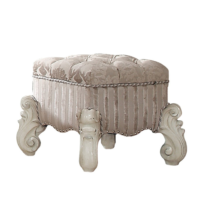 Versailles 19"H Upholstered Vanity Stool