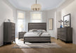 Coaster Watson Bedroom Set Grey Oak and Black Cal King Set of 5