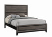 Coaster Watson Bedroom Set Grey Oak and Black Twin