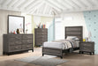 Coaster Watson Bedroom Set Grey Oak and Black Twin