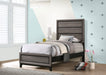 Coaster Watson Bed Grey Oak and Black Twin