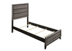 Coaster Watson Bedroom Set Grey Oak and Black Twin