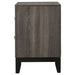 Coaster Watson 2-drawer Nightstand Grey Oak and Black Default Title