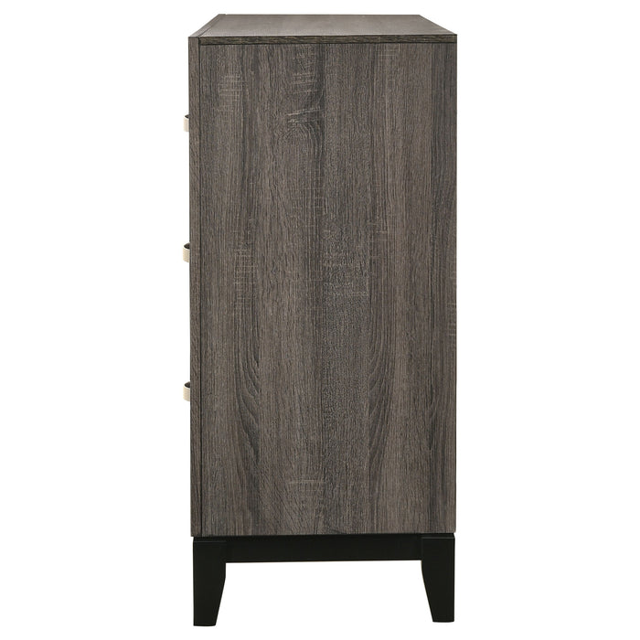 Coaster Watson 6-drawer Dresser Grey Oak and Black Default Title