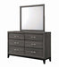 Coaster Watson Bedroom Set Grey Oak and Black Twin