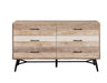 Coaster Marlow 6-drawer Dresser Rough Sawn Multi Default Title