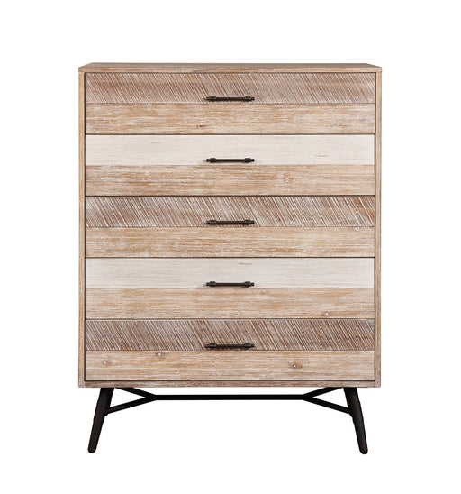 Coaster Marlow 5-drawer Chest Rough Sawn Multi Default Title