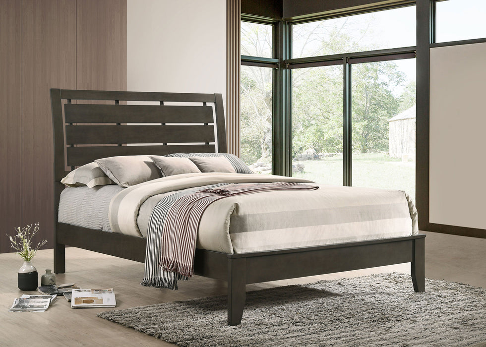 Coaster Serenity Panel Bed Mod Grey Twin