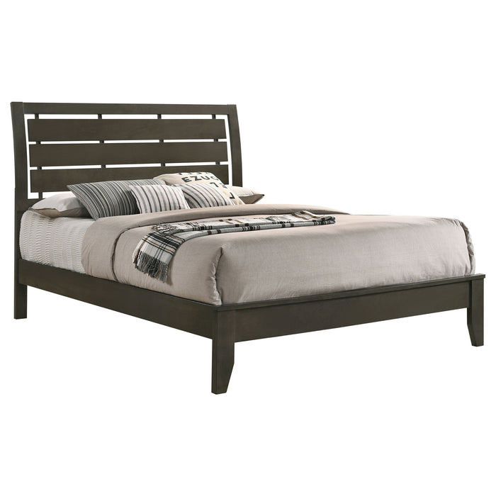 Coaster Serenity Panel Bed Mod Grey Twin