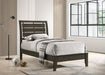 Coaster Serenity Panel Bed Mod Grey Twin