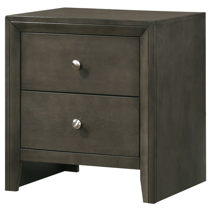 Coaster Serenity 2-drawer Nightstand Mod Grey Default Title