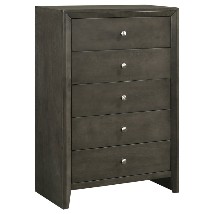 Coaster Serenity 5-drawer Chest Mod Grey Default Title