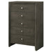 Coaster Serenity 5-drawer Chest Mod Grey Default Title