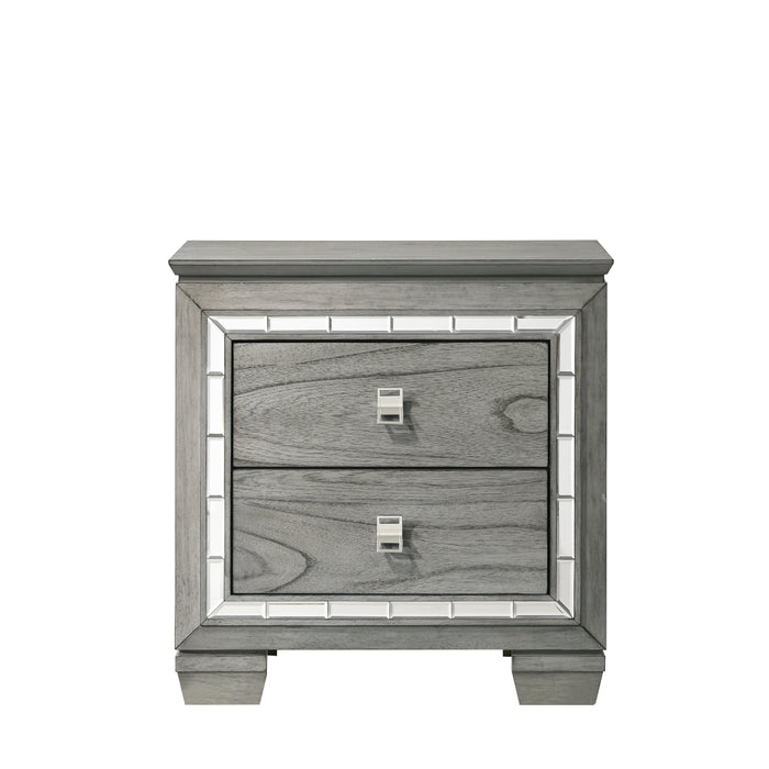 Antares 29"H 2 Drawers Nightstand