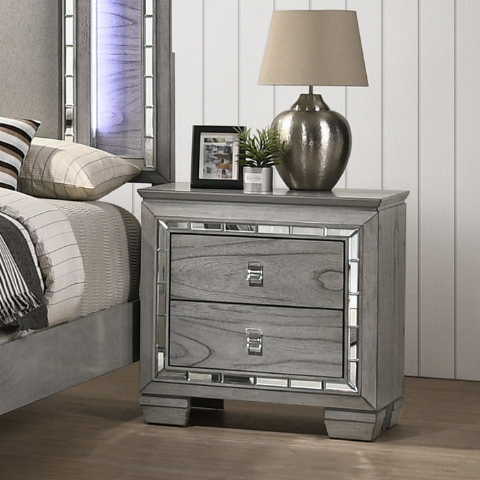 Antares 29"H 2 Drawers Nightstand