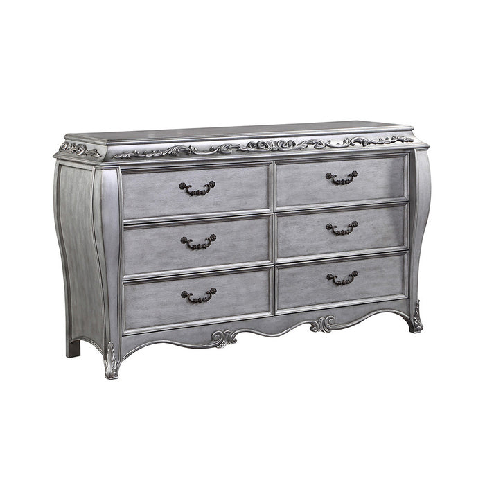 Leonora 6 Drawers Dresser with Jewelry Tray