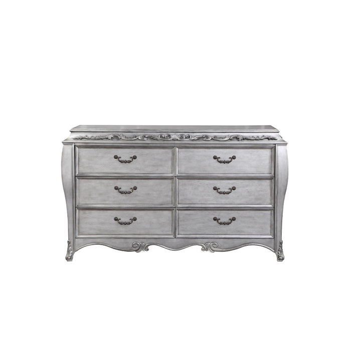 Leonora 6 Drawers Dresser with Jewelry Tray