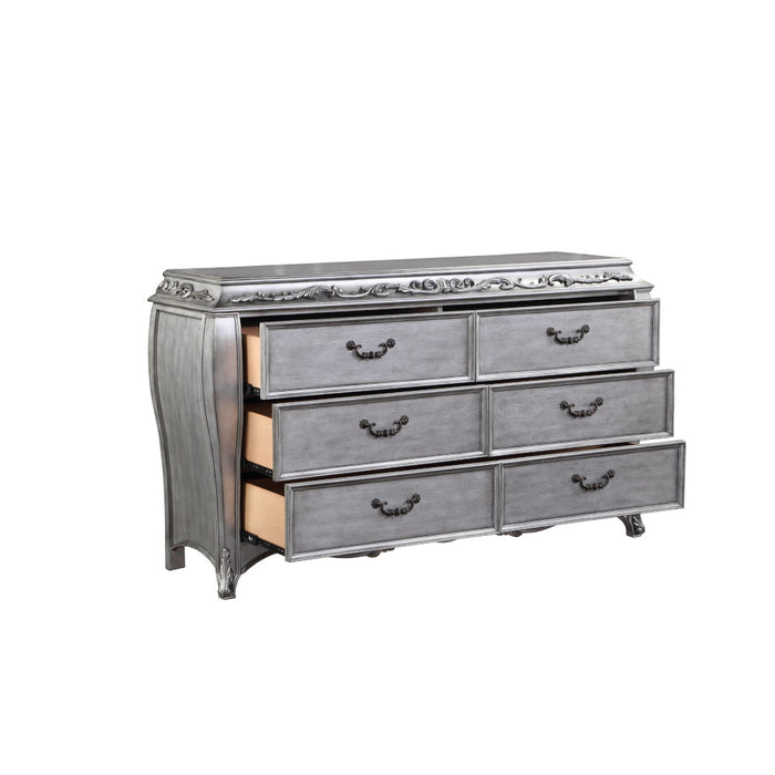 Leonora 6 Drawers Dresser with Jewelry Tray