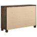 Coaster Woodmont 8-drawer Dresser Rustic Golden Brown Default Title