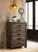 Coaster Woodmont 5-drawer Chest Rustic Golden Brown Default Title