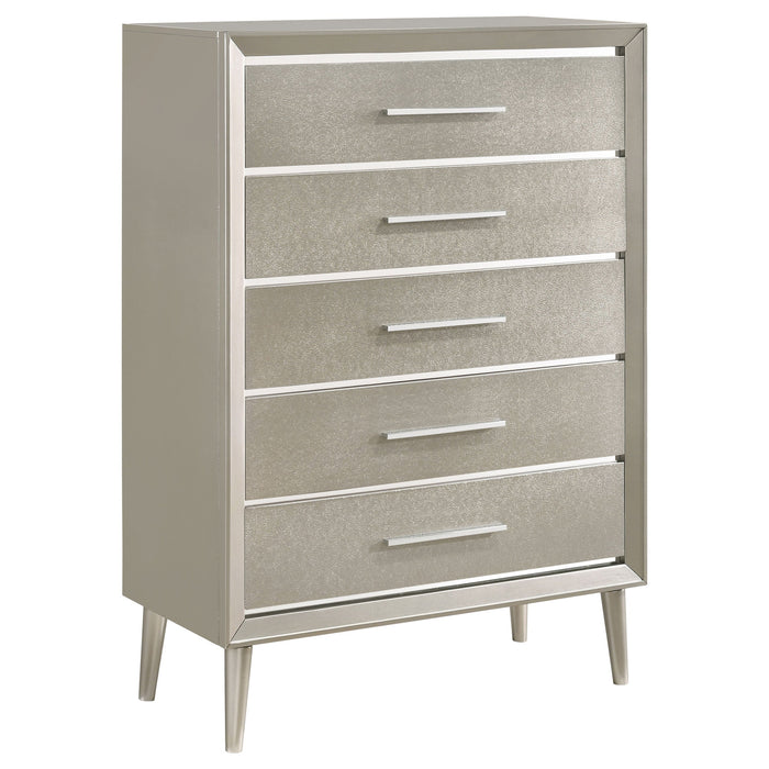 Coaster Ramon 5-drawer Chest Metallic Sterling Default Title